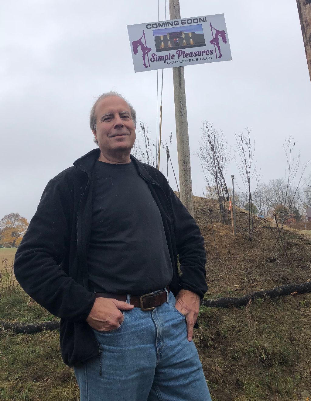 Town, property owner pranked by sign claiming strip club planned